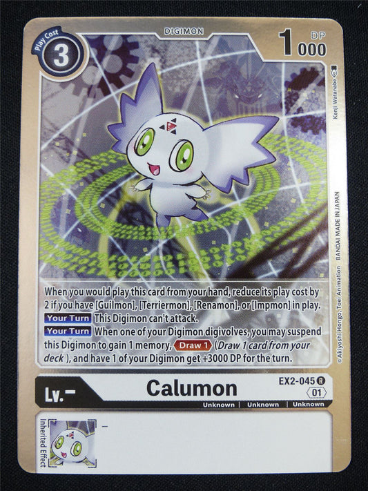 Calumon EX2-045 R - Digimon Card #CI