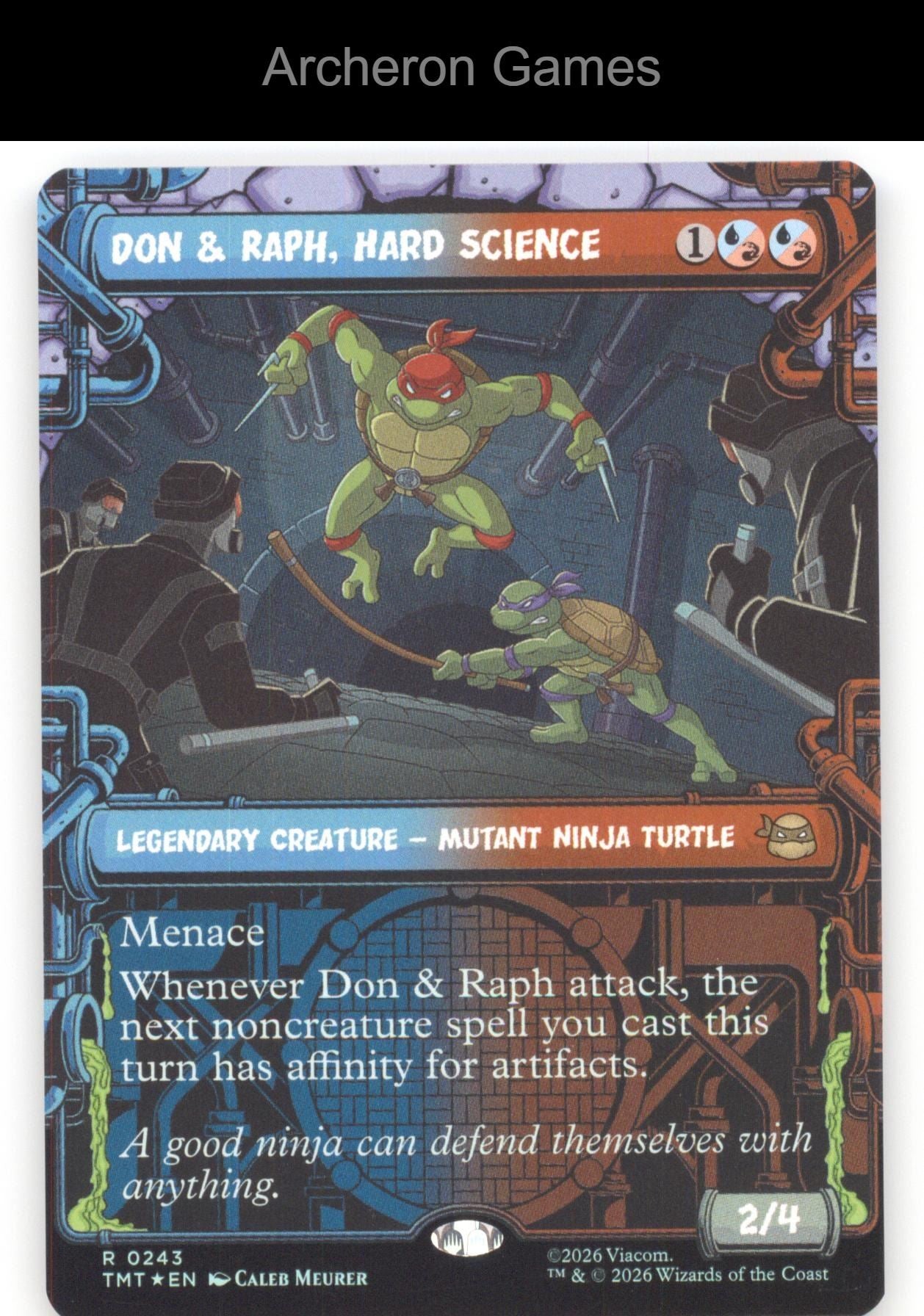 Don & Raph, Hard Science (Showcase) TMT 0243 MTG Teenage Mutant Ninja Turtles