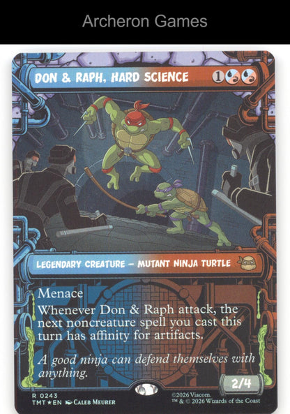 Don & Raph, Hard Science (Showcase) TMT 0243 MTG Teenage Mutant Ninja Turtles