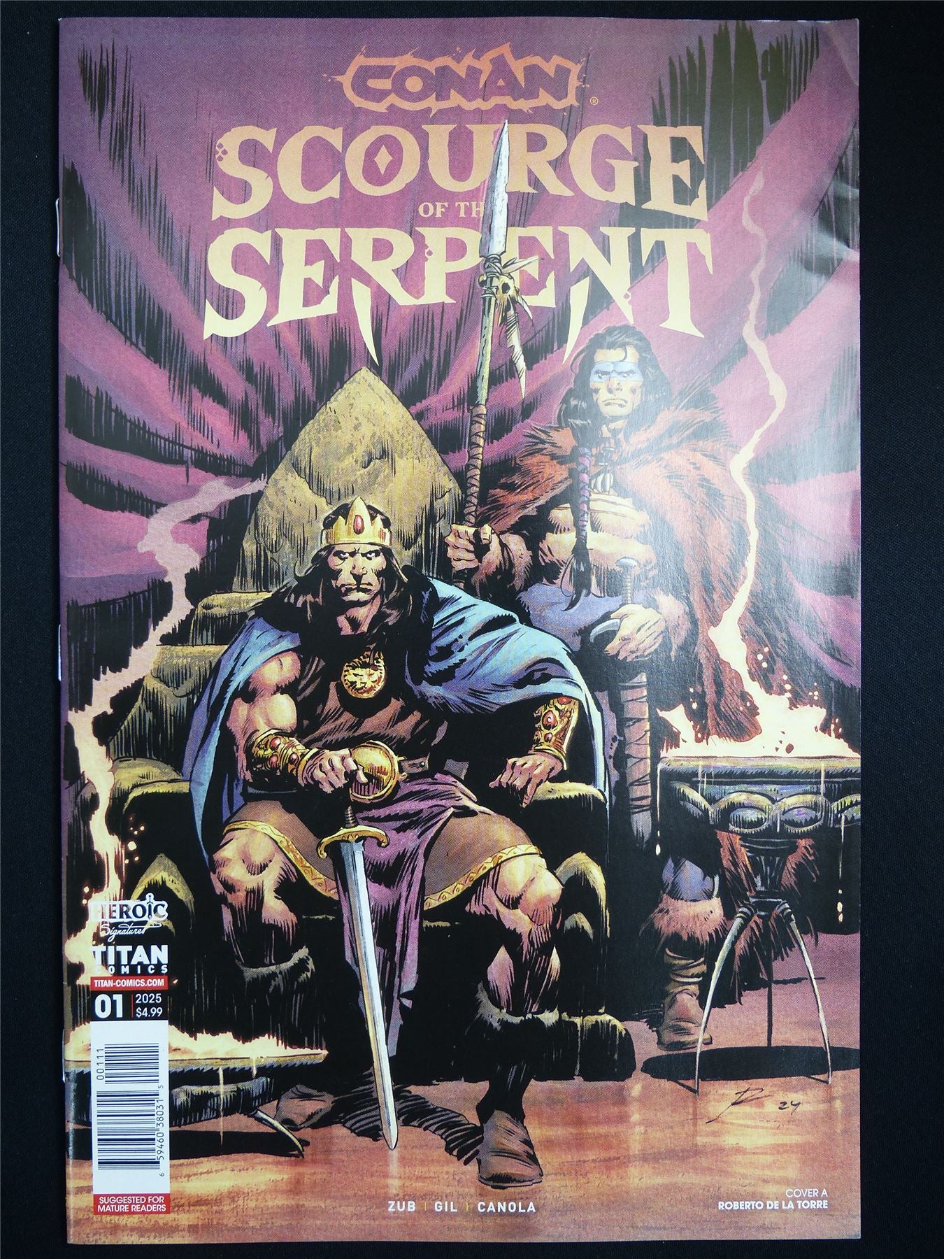 CONAN: Scourge of the Serpent #1 Cvr A - Titan Comic #40Q