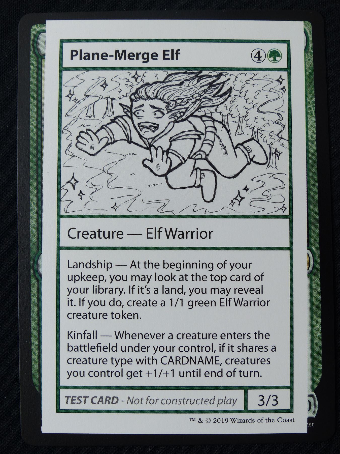 Plane-Merge Elf - MB1 - Mtg Card #26N