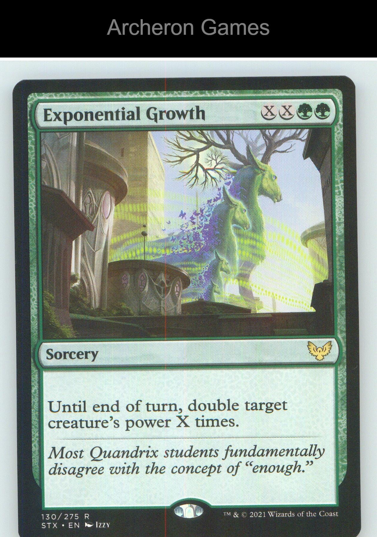 Exponential Growth STX 130 R MTG Card NM/EX+