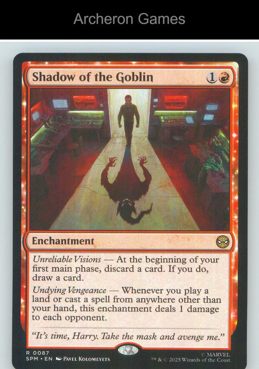 Shadow of the Goblin SPM 87 R MTG Card NM/EX+