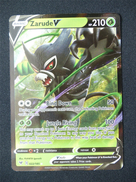 Zarude V 022/185 Holo - Pokemon Card #8VV