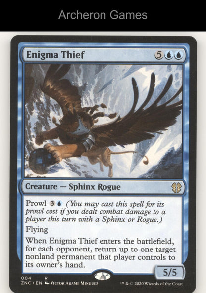 Enigma Thief 4 R MTG Card Commander: Zendikar Rising