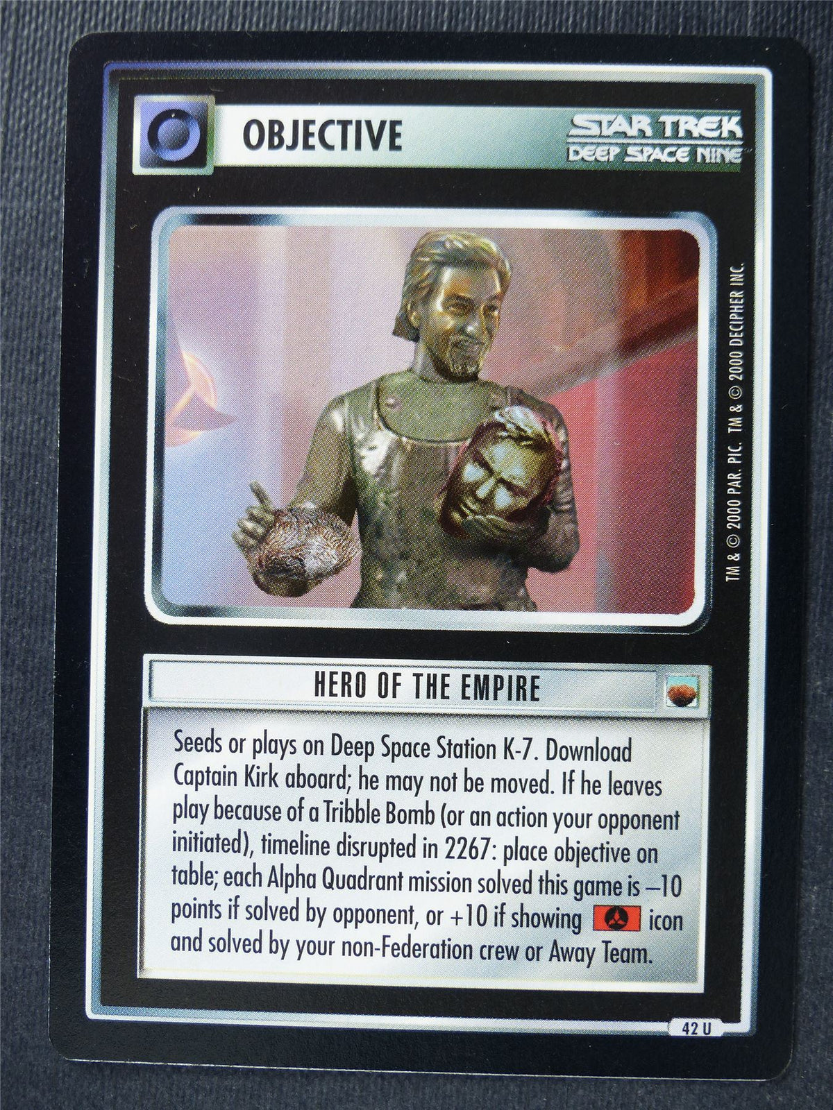 Hero of the Empire - DS9 - Star Trek Card #4TW