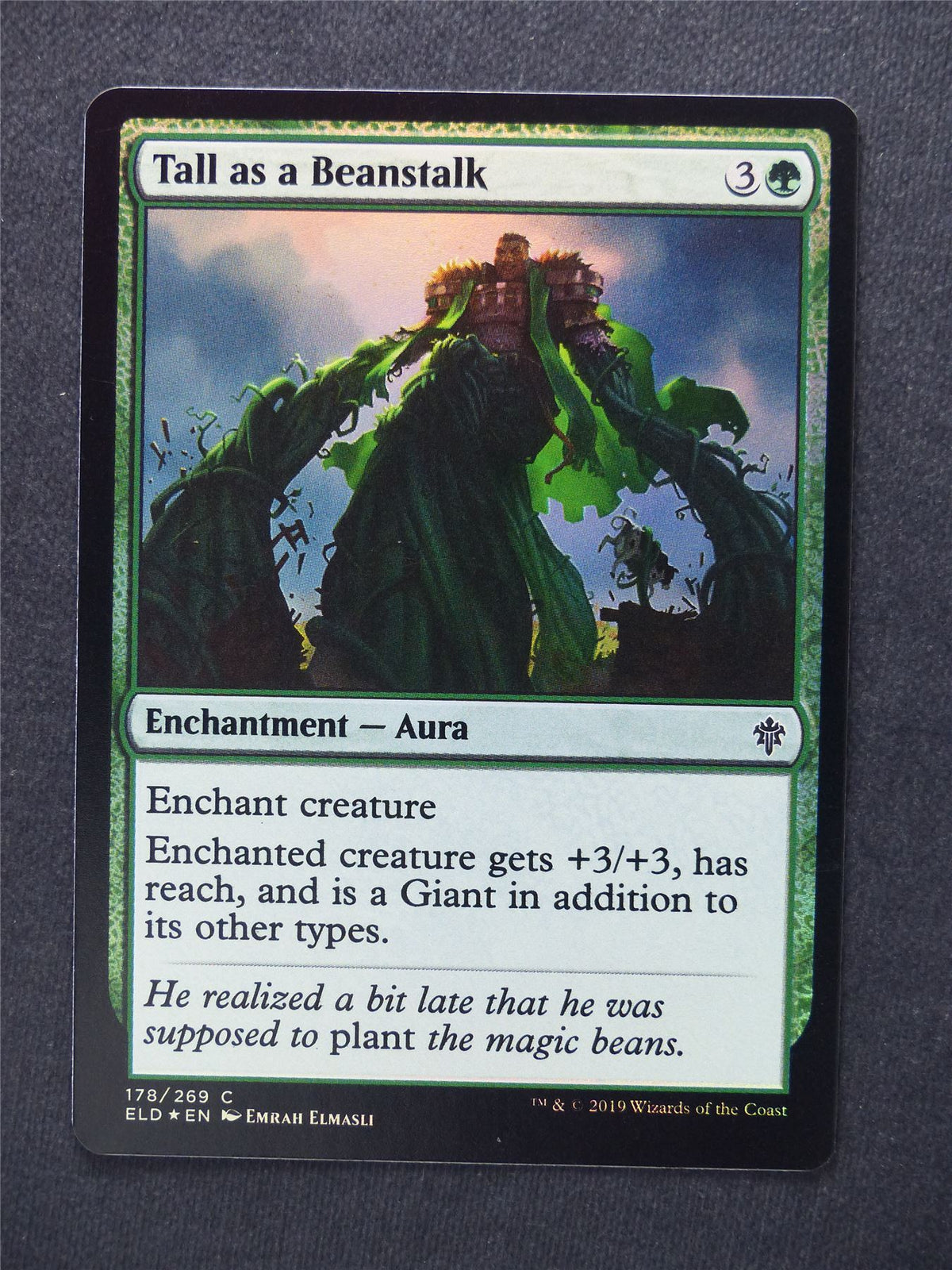 Tall as a Beanstalk Foil - Mtg Magic Cards #VB