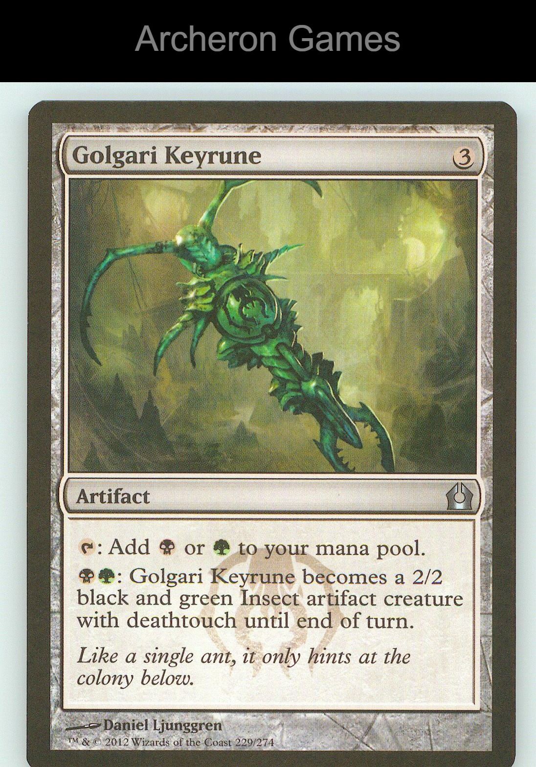 Golgari Keyrune RTR 229 UC MTG Card NM/EX+