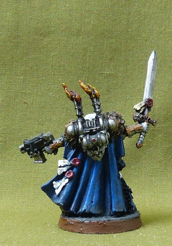 Classic Metal Preacher with Eviscerator painted OOP - Astral Claws - Warhammer 40k #3RW