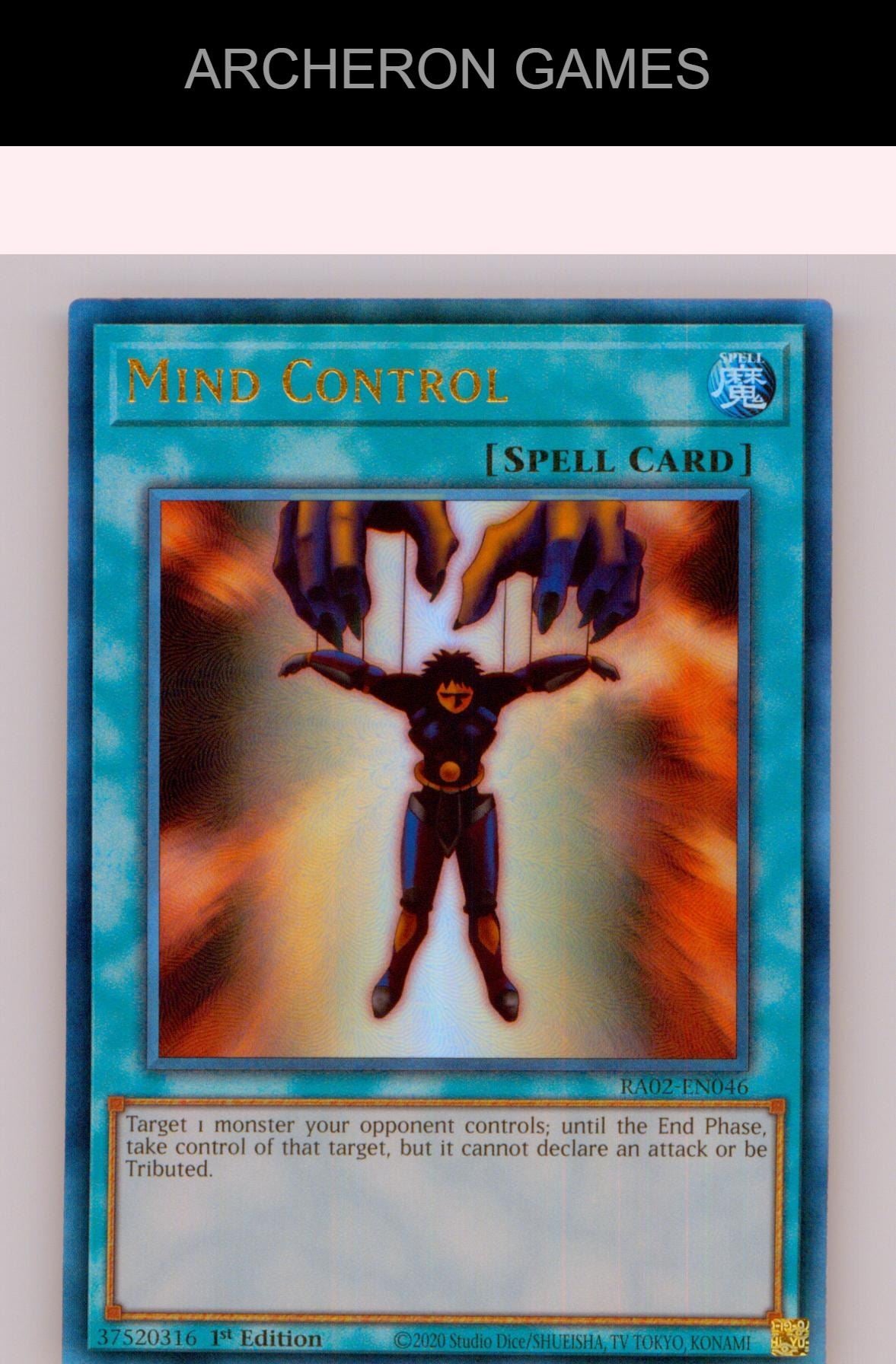 Mind Control (PCR) Prismatic Collector's Rare YUGIOH Card 1st Edition