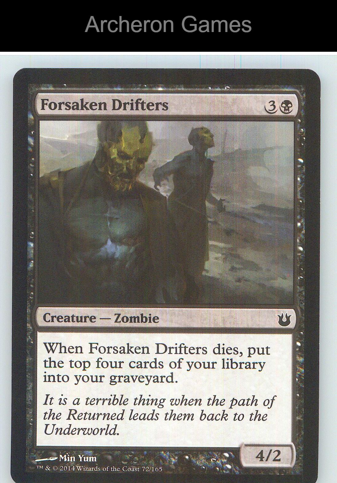 Forsaken Drifters BNG 72 C MTG Card NM/EX+