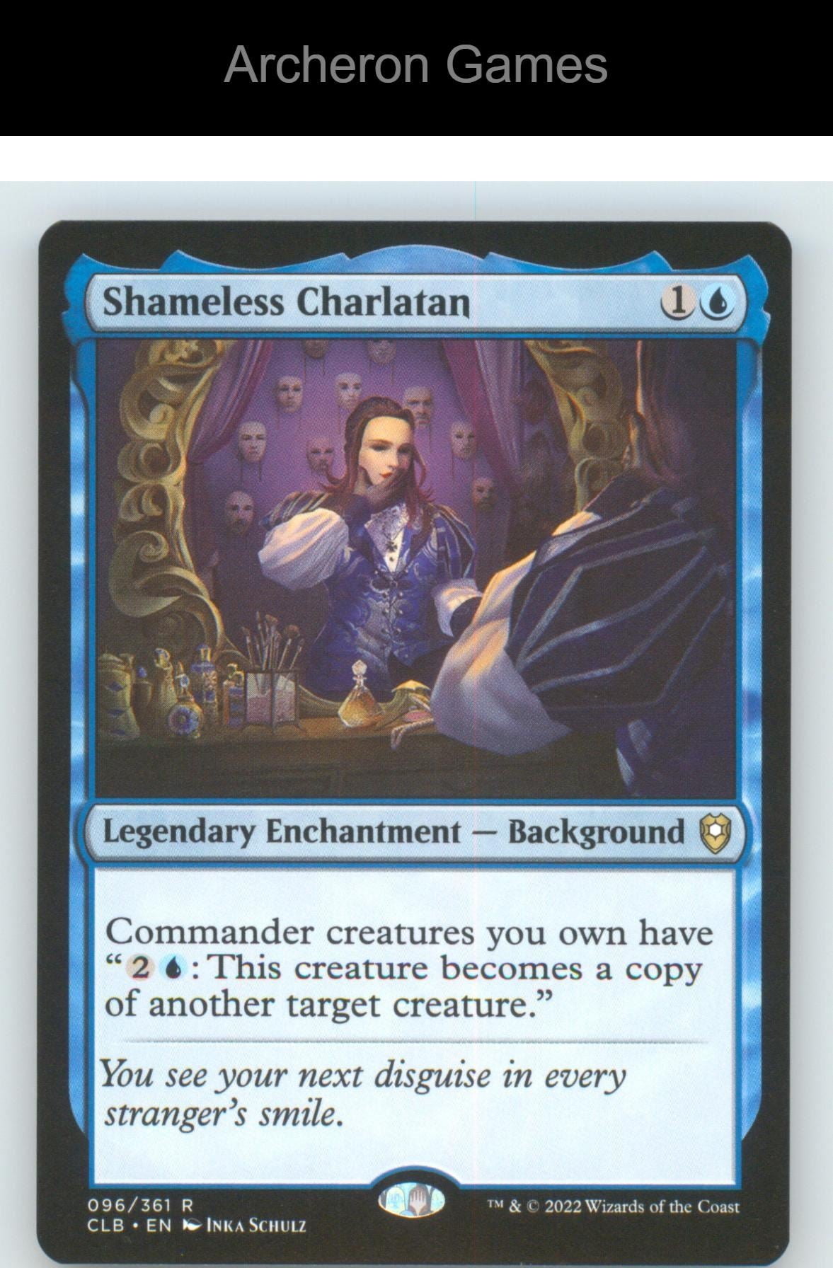 Shameless Charlatan CLB 96 R MTG Card NM/EX+