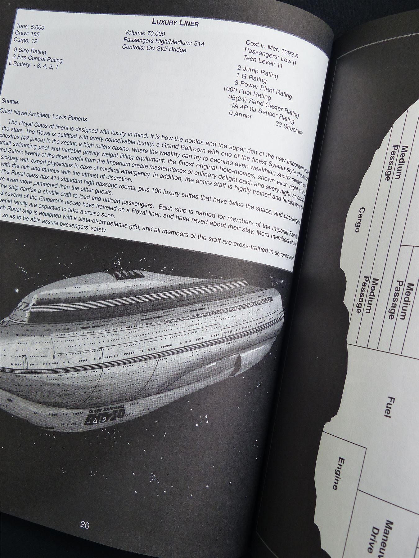 Traveller: T4 Starships - Roleplaying Softback #2RR