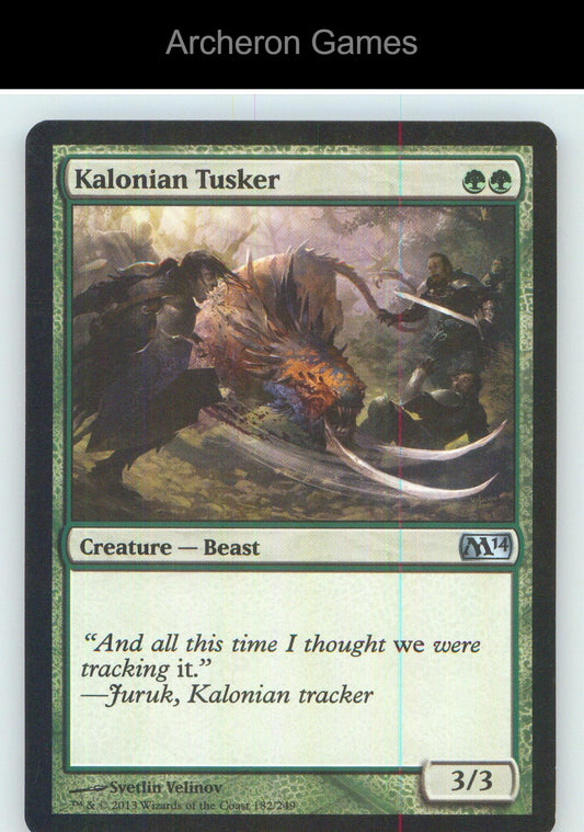 Kalonian Tusker M14 182 UC MTG Card NM/EX+