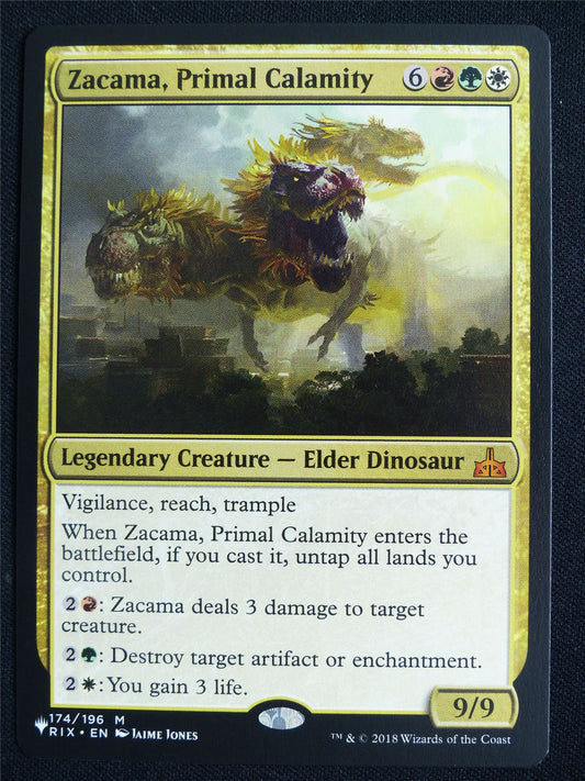 Zacama Primal Calamity - RIX - Mtg Card #3JR