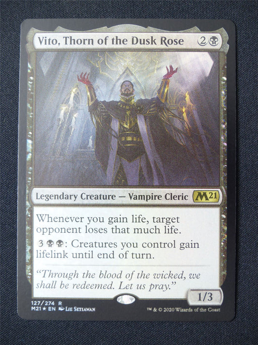 Vito Thorn of the Dusk Rose Foil - M21 - Mtg Card #2U3