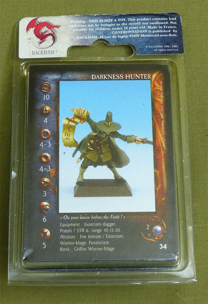 Confrontation: Darkness Hunter Blister - Rackham Metal Minis OOP #265