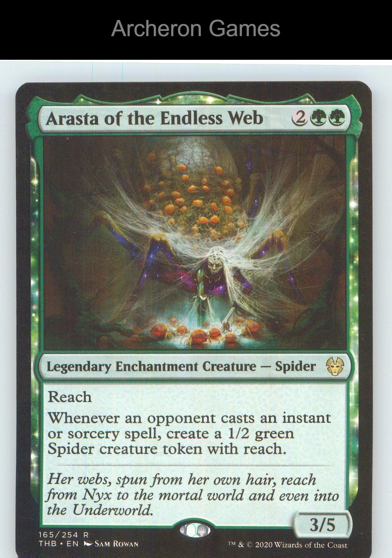 Arasta of the Endless Web THB 165 R MTG Card NM/EX+