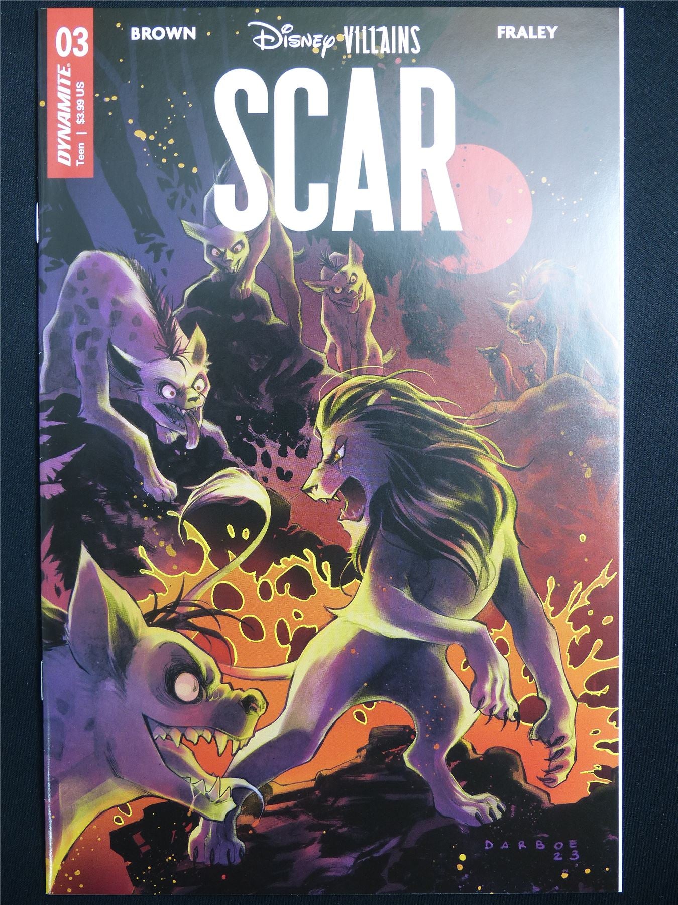 DISNEY Villains: Scar #3 Cvr A - Dynamite Comic #4QT