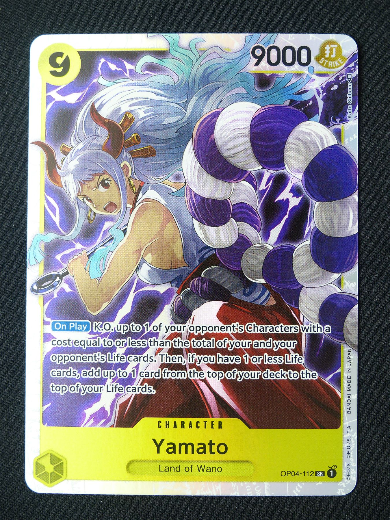 Yamato OP04-112 SR Foil - One Piece Card #924