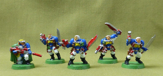 Classic metal Scout Squad OOP - Space Marines - Warhammer 40K #40X