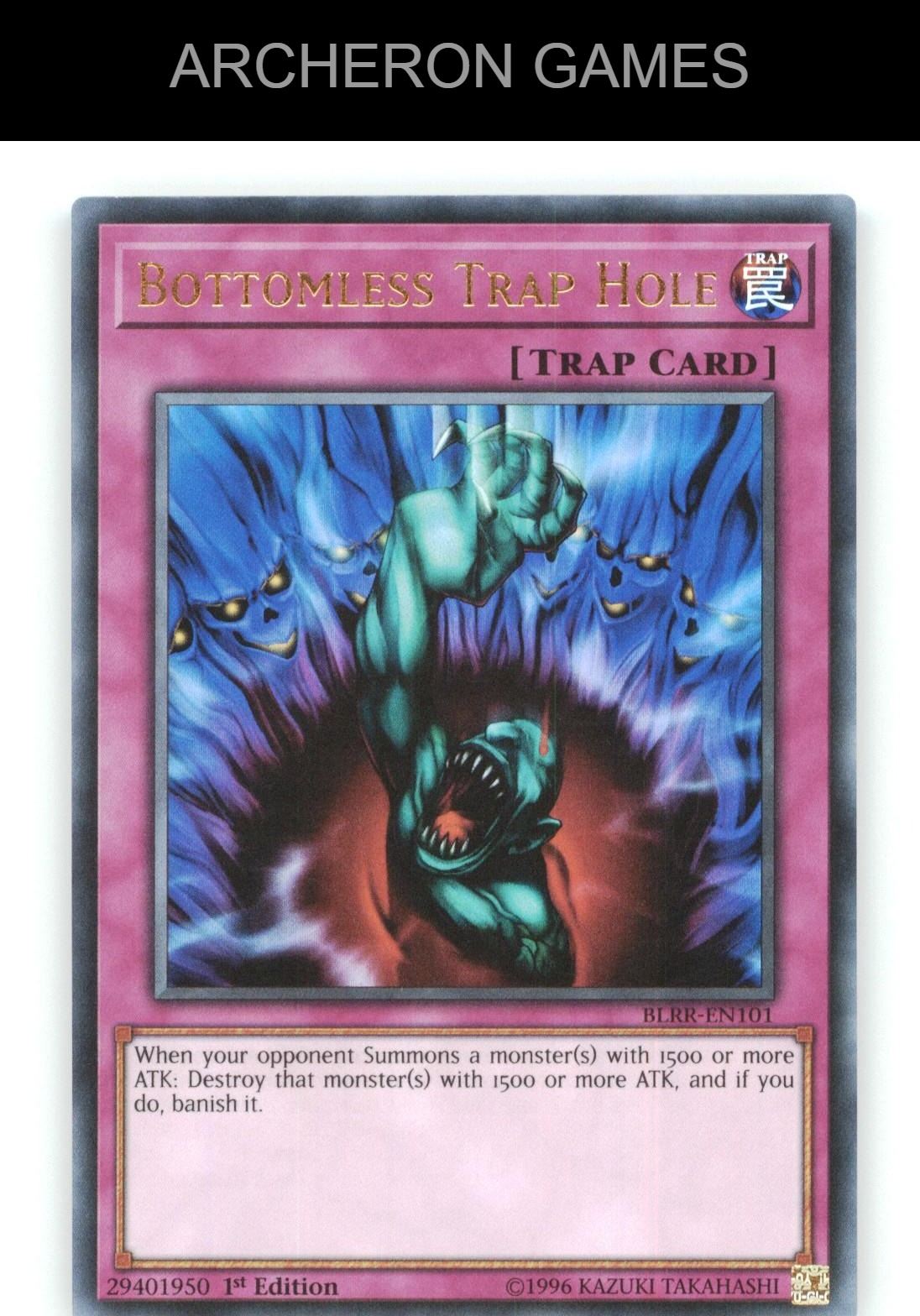 Bottomless Trap Hole Ultra Rare YUGIOH Card