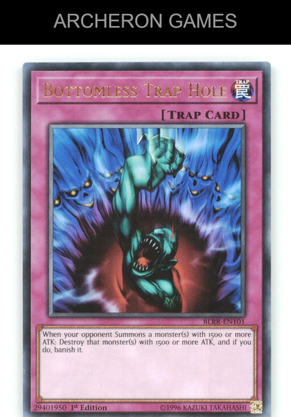 Bottomless Trap Hole Ultra Rare YUGIOH Card