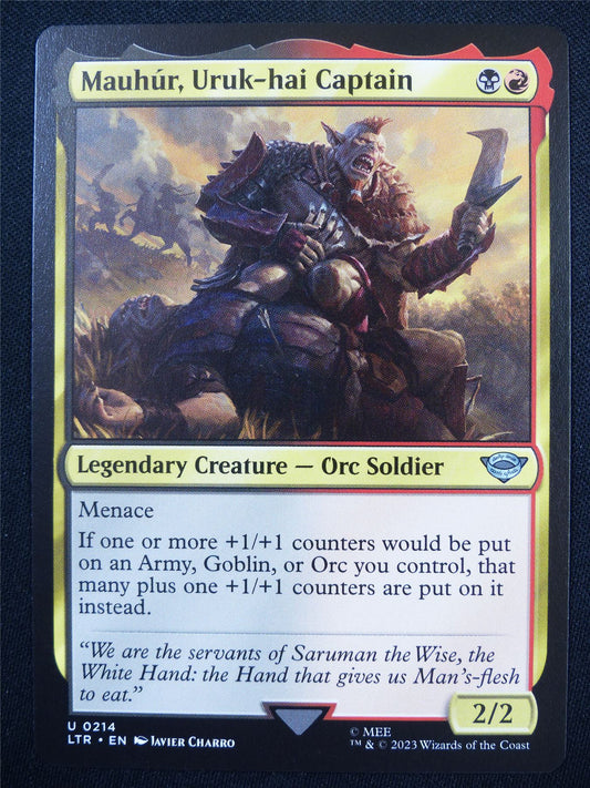 Mauhur Uruk-Hai Captain - LTR - Mtg Card #2FO