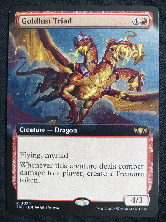 Goldlust Tirad Extended Art - TDC - Mtg Card #3JI
