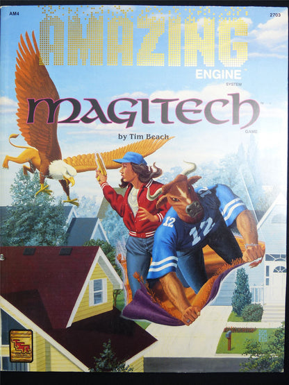 Amazing Engine: Magitech Rulebook - AM4 2703 TSR Roleplay Softback #KC