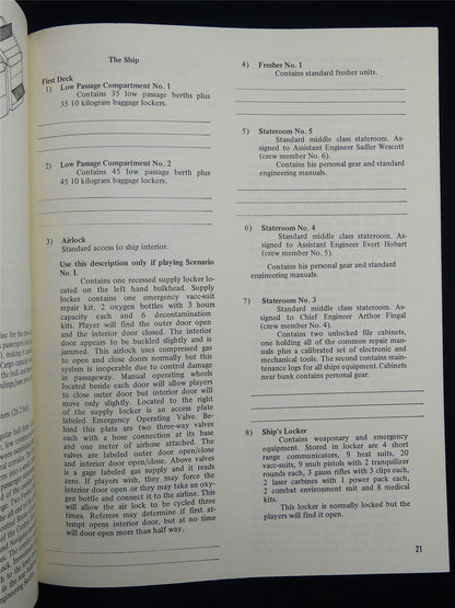 Traveller: Darthanon Queen Adventure - Judge Guild Roleplaying Booklet #2SK