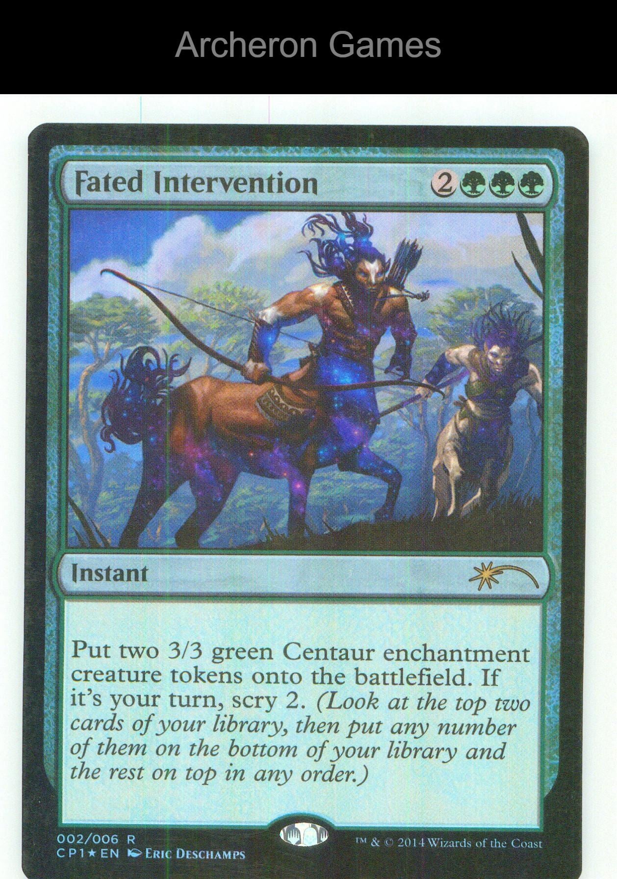 Fated Intervention 2 R MTG Card NM/EX+ Foil