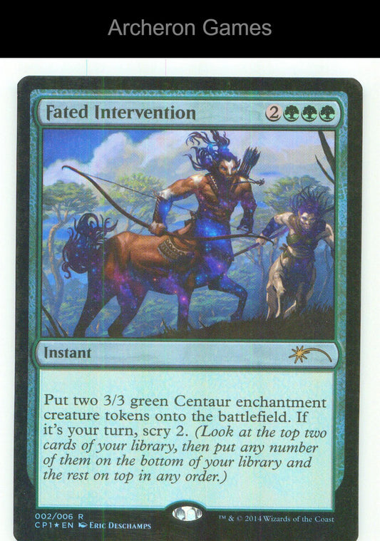 Fated Intervention 2 R MTG Card NM/EX+ Foil