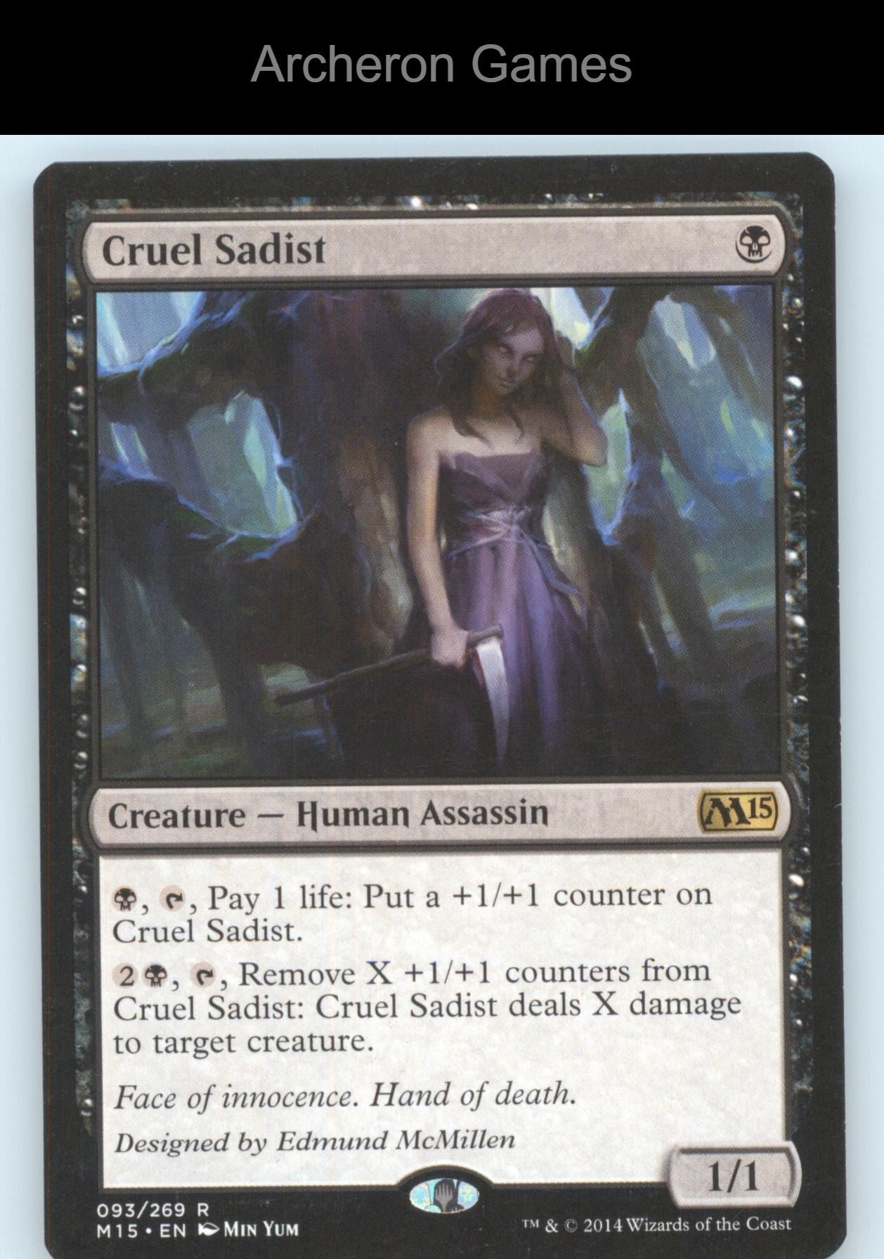 Cruel Sadist 93 R MTG Card Magic 2015 (M15)