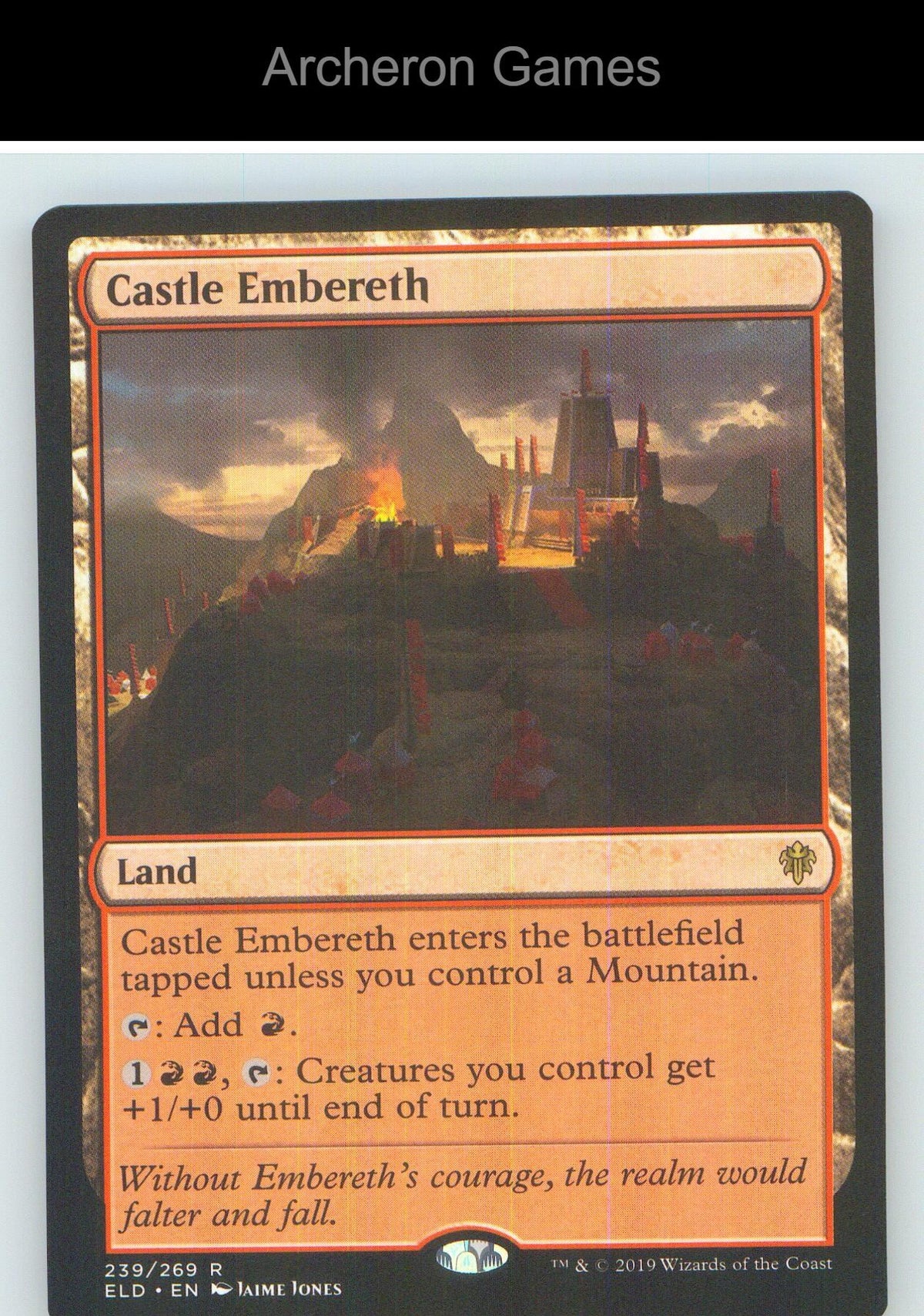 Castle Embereth ELD 239 R MTG Card NM/EX+