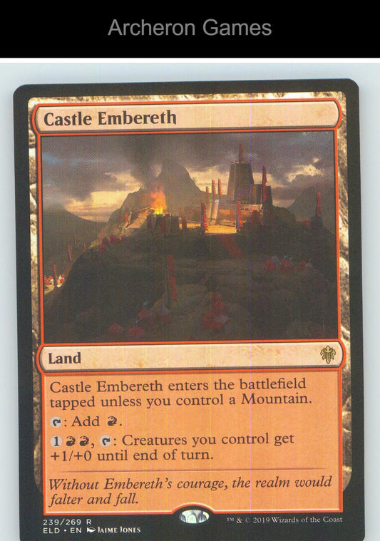 Castle Embereth ELD 239 R MTG Card NM/EX+