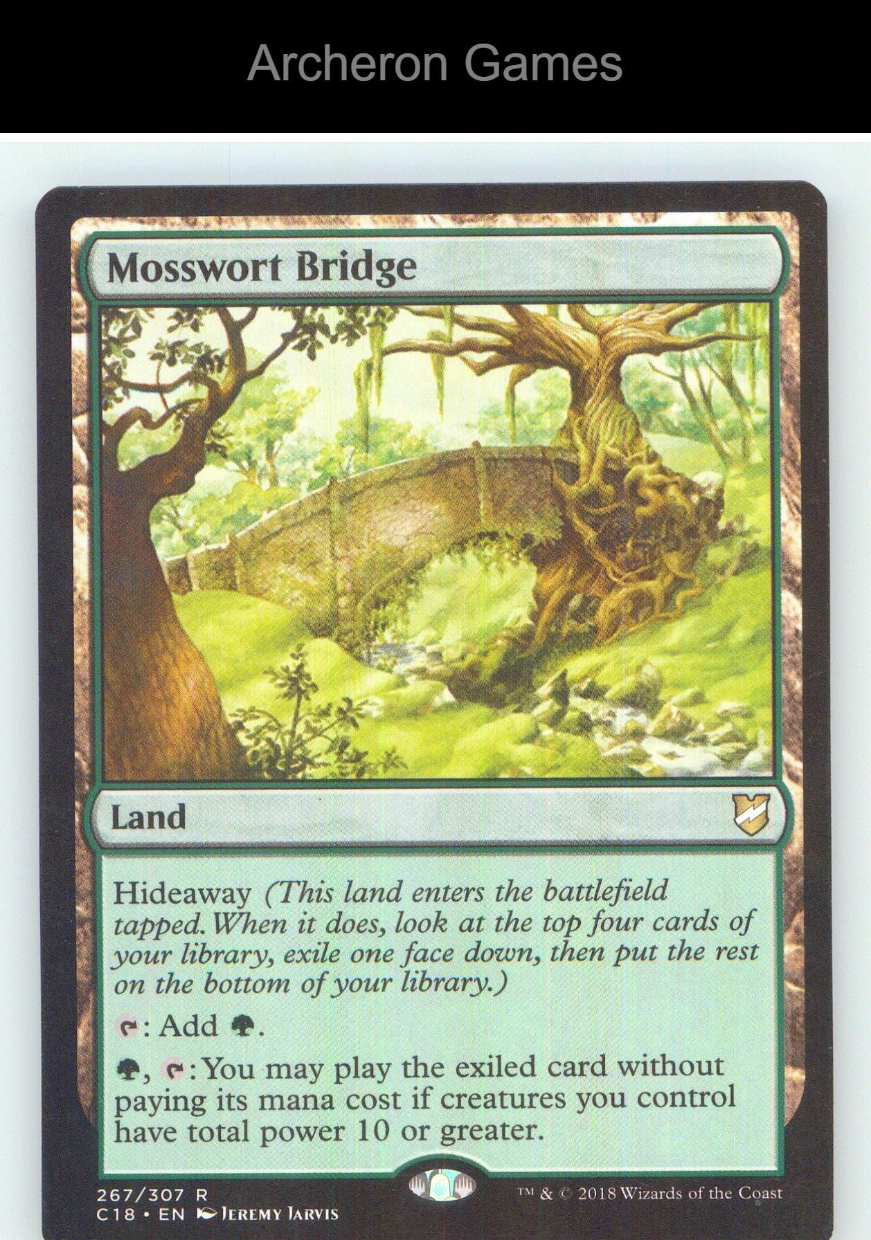 Mosswort Bridge C18 267 R MTG Card NM/EX+