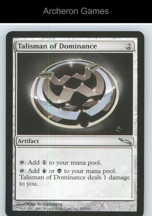Talisman of Dominance MRD 253 UC MTG Card NM/EX+
