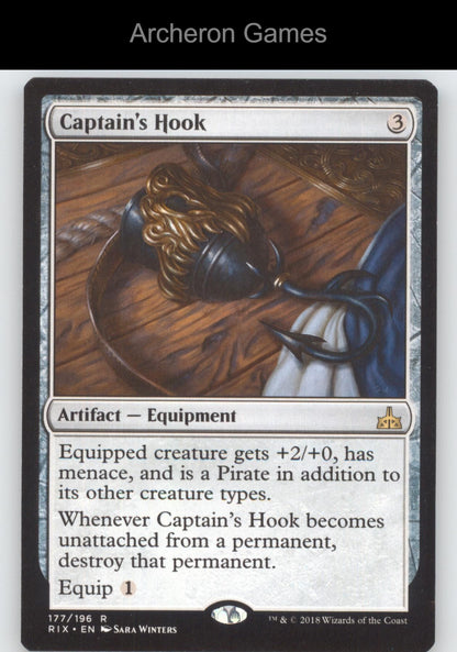 Captain's Hook 177 R MTG Card Rivals of Ixalan
