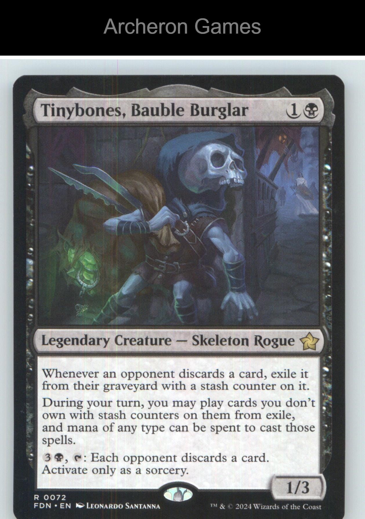 Tinybones, Bauble Burglar FDN 72 R MTG Card NM/EX+