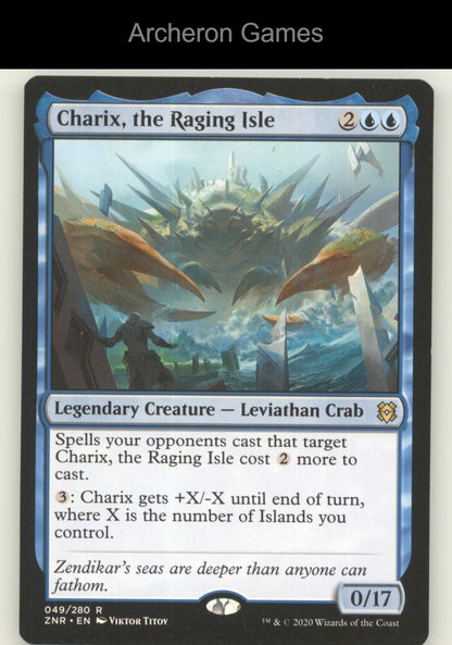 Charix, the Raging Isle 49 R MTG Card Zendikar Rising