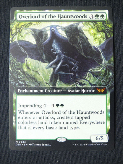Overlord of the Hauntwoods Extended Art - DSK - Mtg Card #12Z