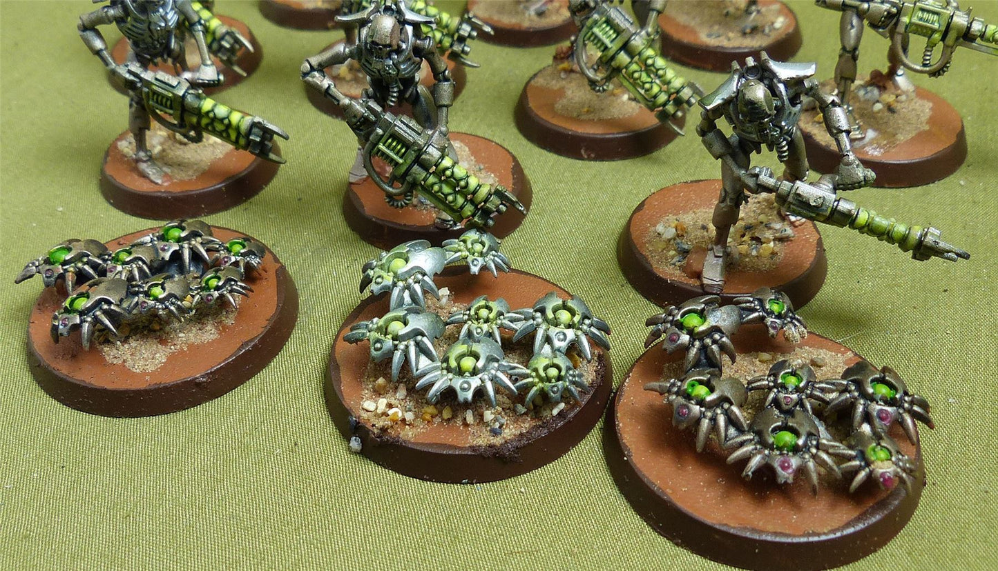 Necron Warriors painted - Necrons - Warhammer 40K #407