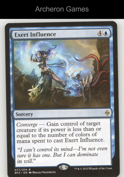 Exert Influence 77 R MTG Card Battle for Zendikar