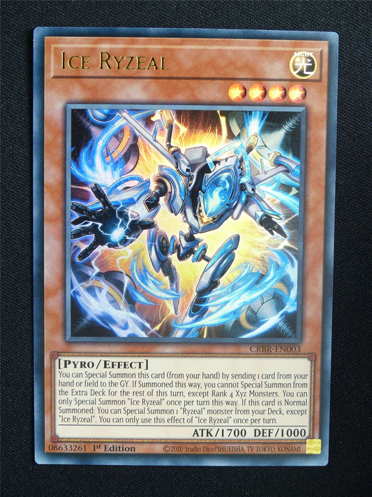 Ice Ryzeal CRBR Ultra Rare - 1st ed Yugioh Card #18Q