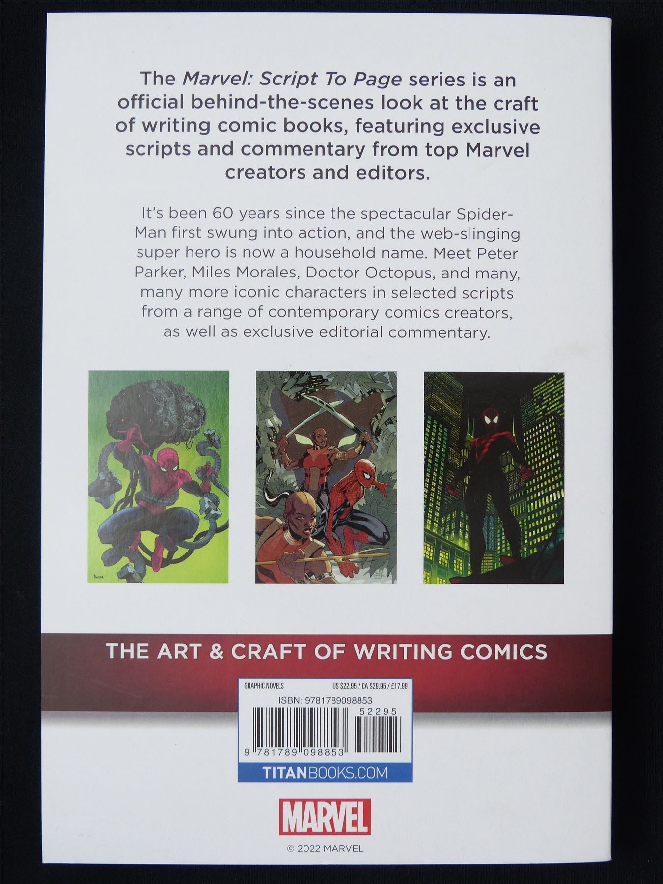 Spider-Man: Script to Page: The Art & Craft of Writing Comics - Titan Novel Softback #MI