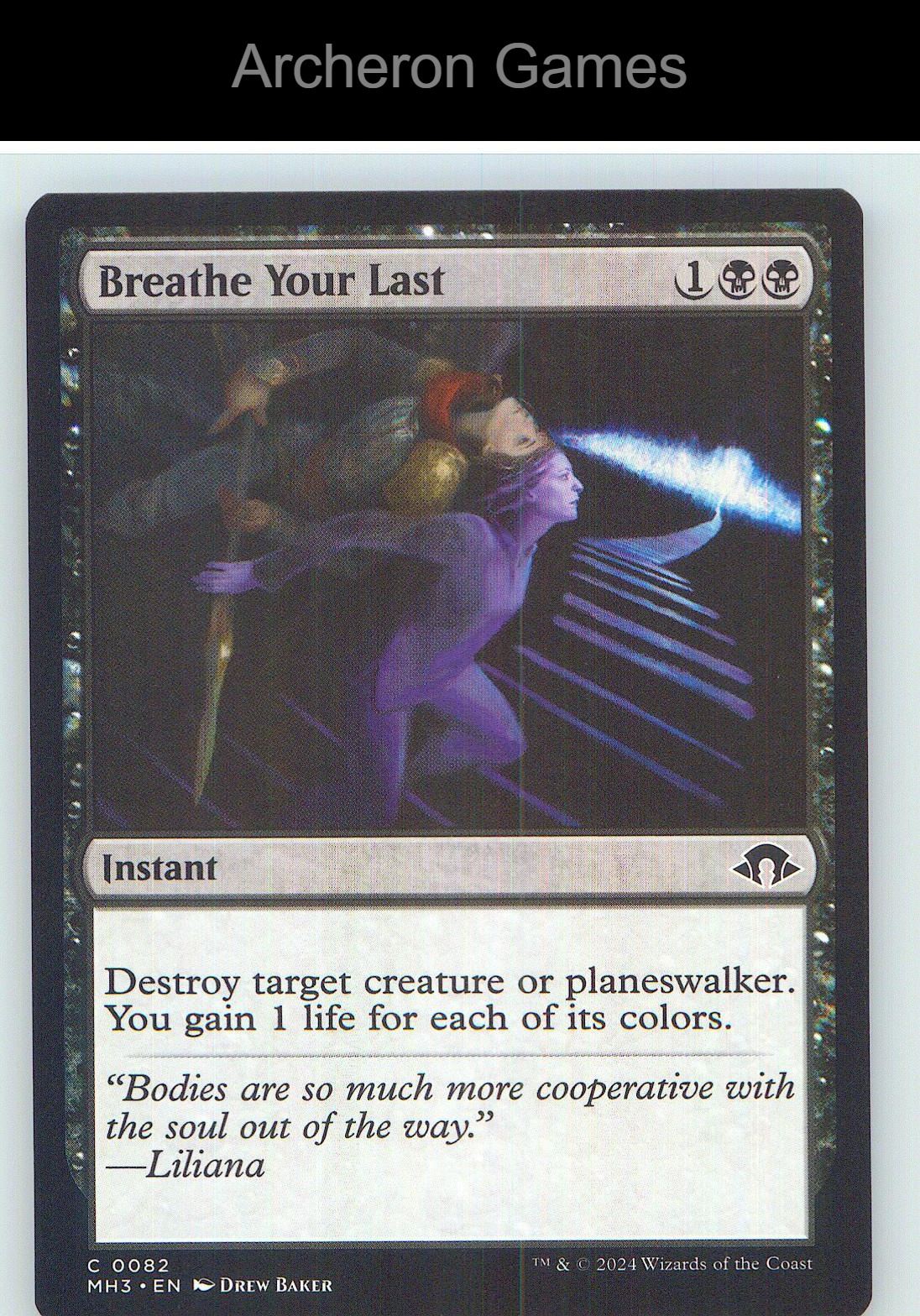 Breathe Your Last MH3 82 C MTG Card NM/EX+