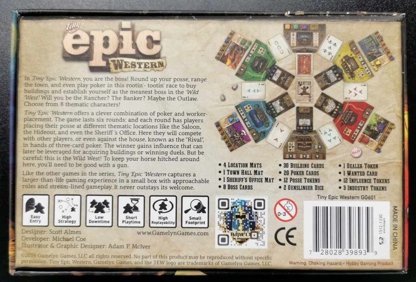 Ttiny Epic Western - Board Game #784