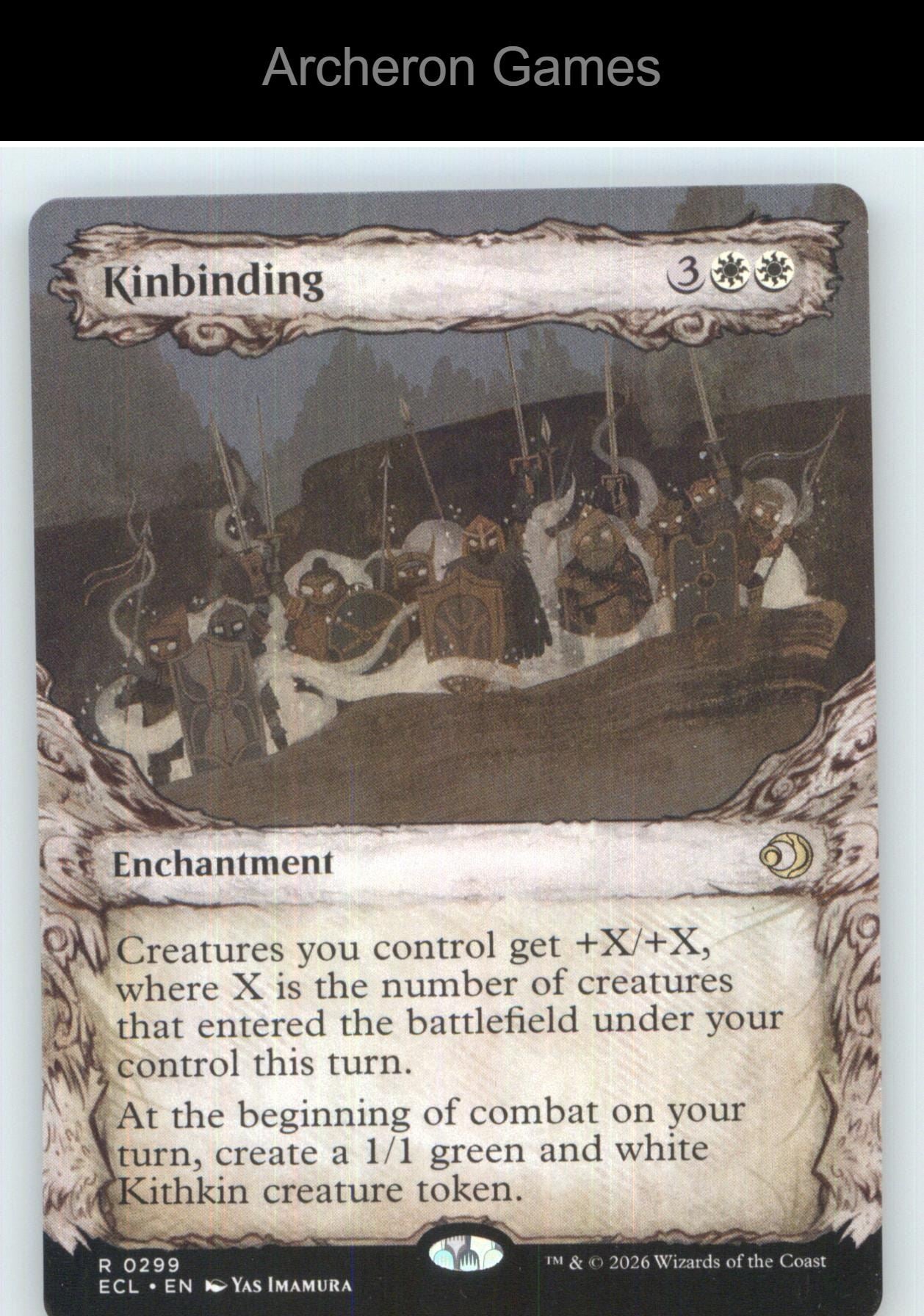 Kinbinding (Showcase) ECL 299 R MTG Card NM/EX+