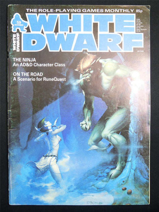 Vintage White Dwarf #59 OOP - Warhammer Magazine #KS